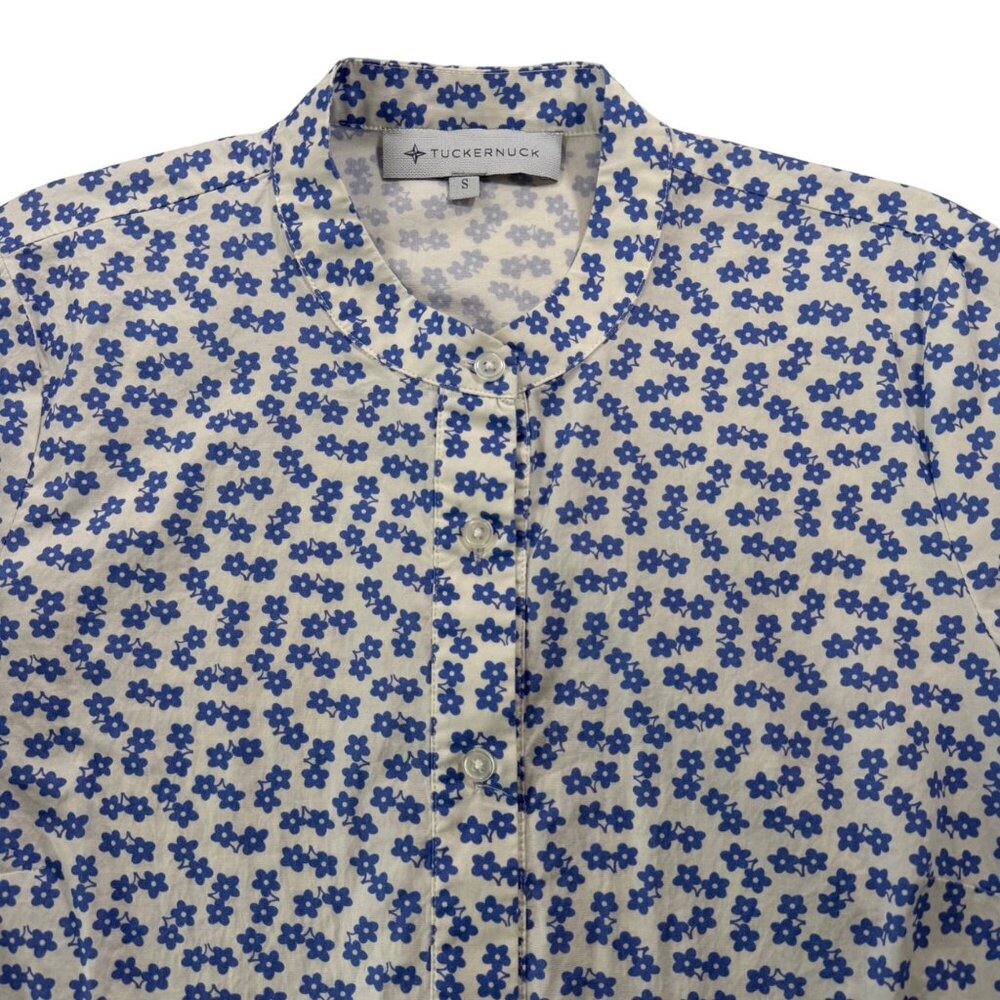 Tuckernuck Blue and White Printed Shift Dress - Picture 4 of 8